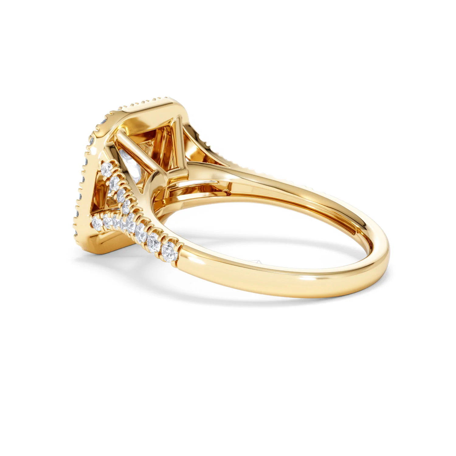 Cleopatra Lab Diamond Halo Engagement Ring in 18K Gold 1.85ct F/VS1 - Image 59
