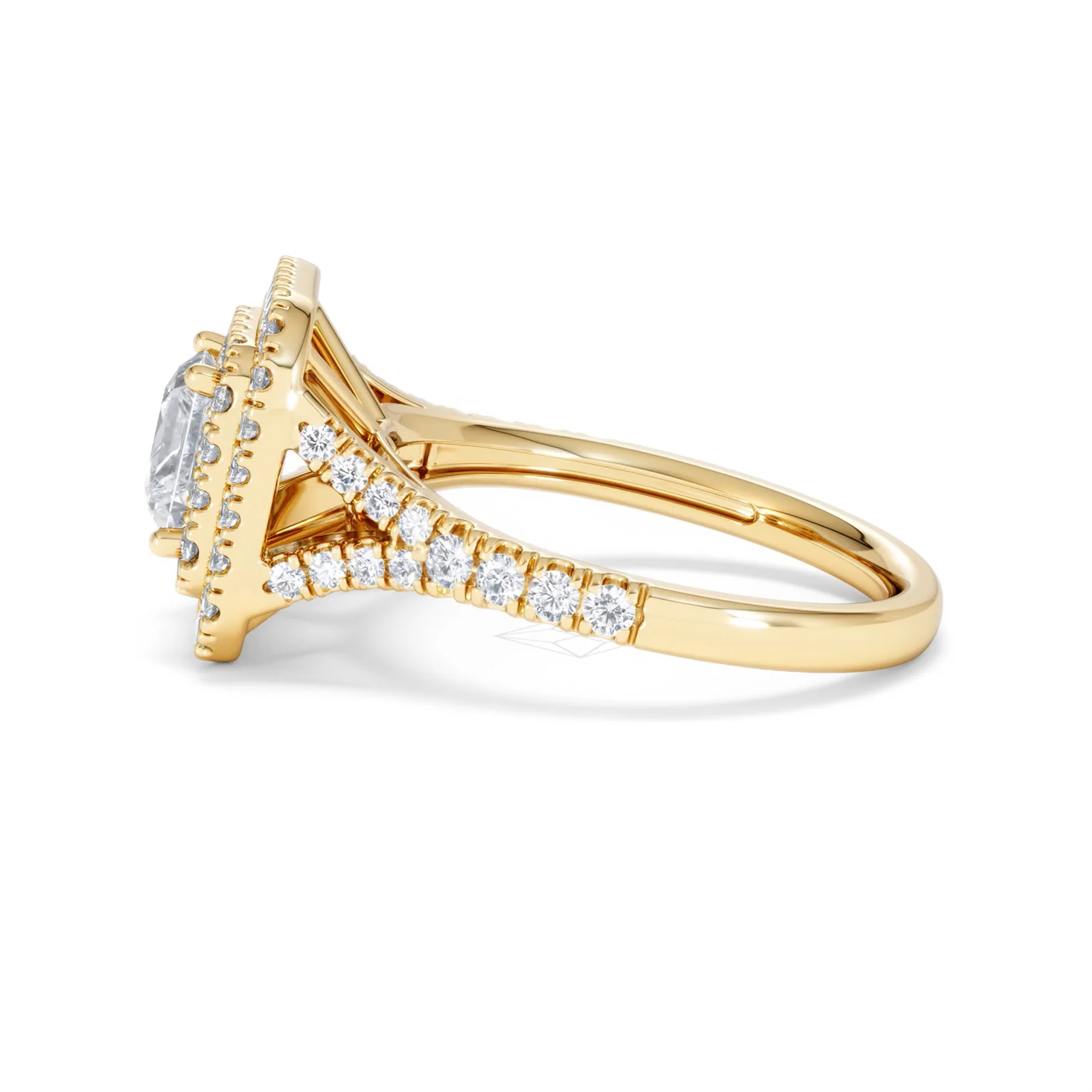Cleopatra Lab Diamond Halo Engagement Ring in 18K Gold 1.85ct F/VS1 - Image 67