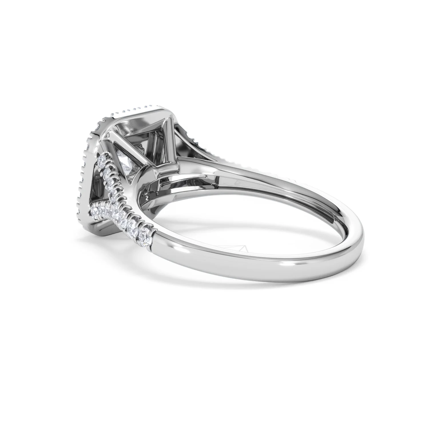 Cleopatra Lab Diamond Halo Engagement Ring in Platinum 1.20ct F/VS1 - Image 62