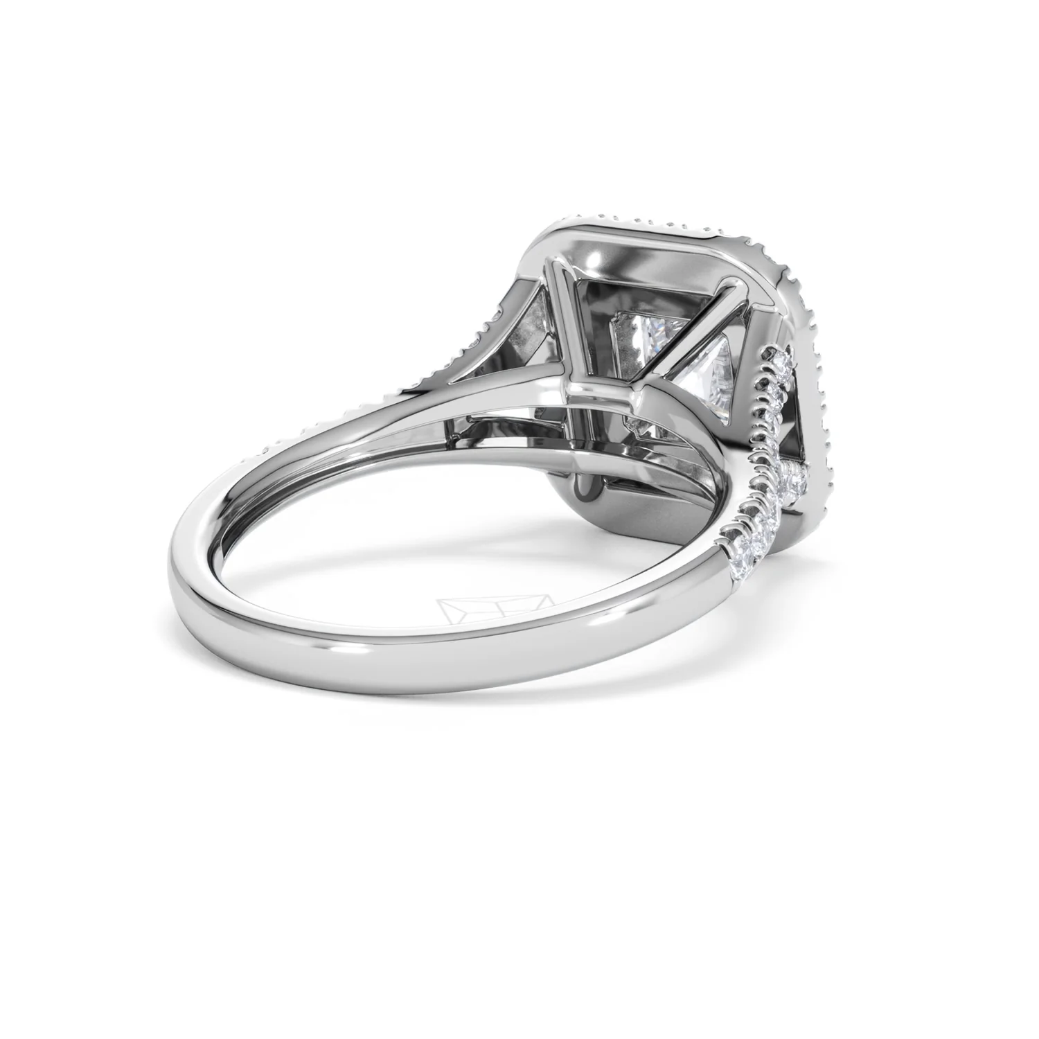 Cleopatra Lab Diamond Halo Engagement Ring in Platinum 1.85ct F/VS1 - Image 39