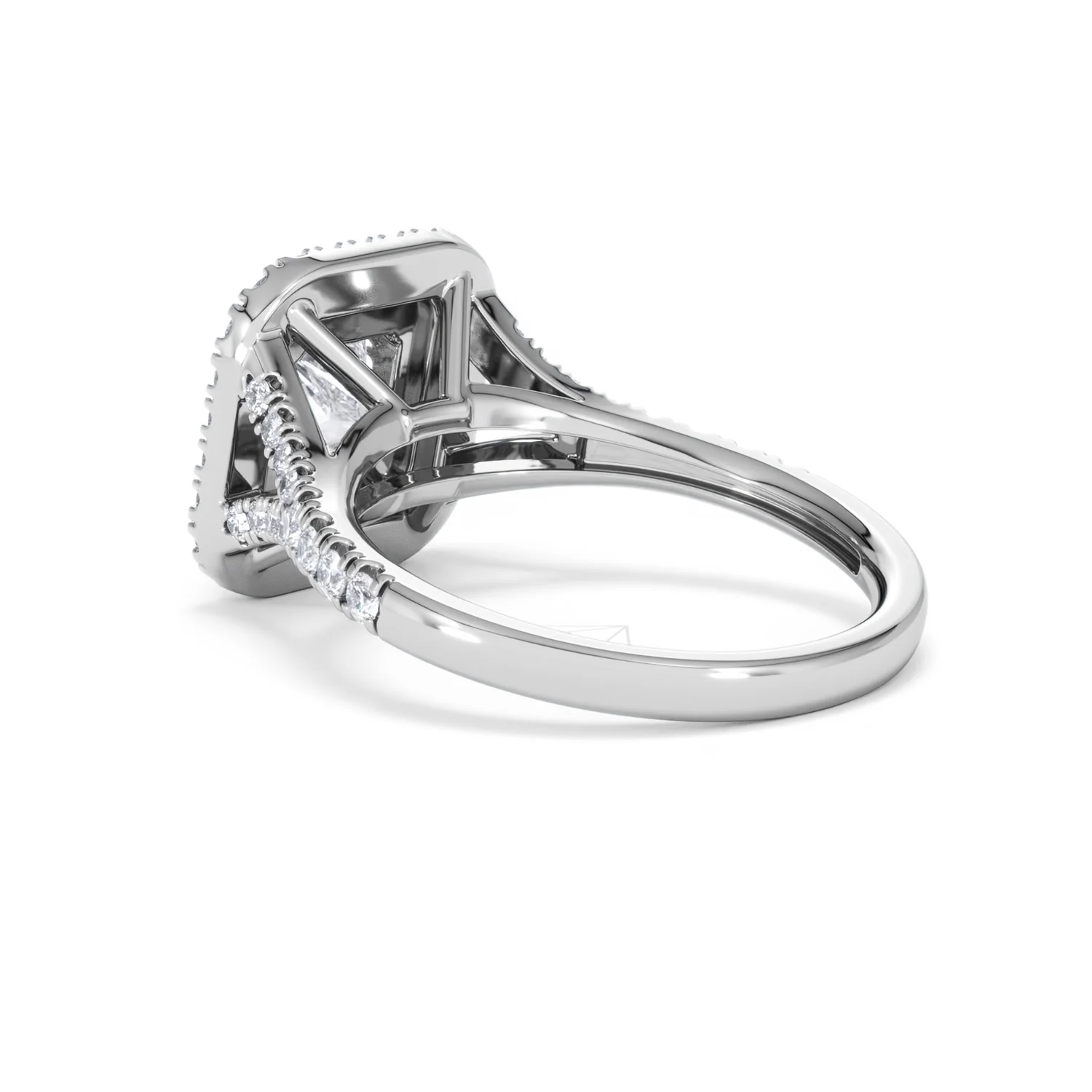 Cleopatra Lab Diamond Halo Engagement Ring in Platinum 1.85ct F/VS1 - Image 57