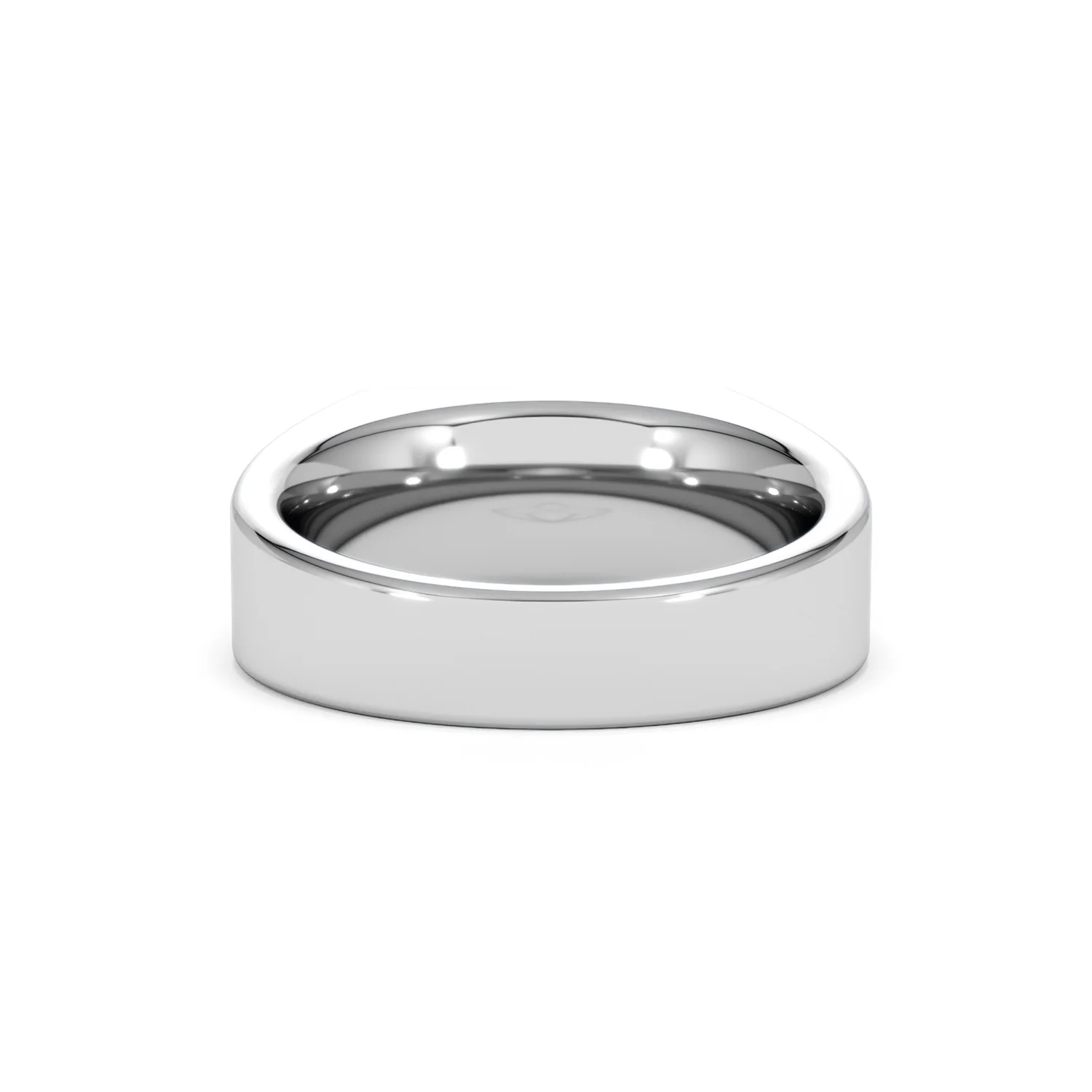 Crest 0.03ct Lab Diamond Men's Rectangle Signet Ring in Sterling Silver - Image 48