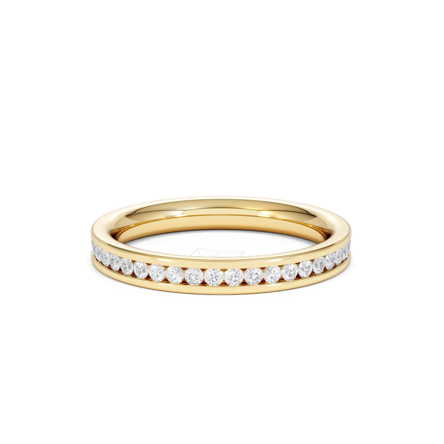 Diamond Eternity Ring Rae Channel Set 0.50ct H/Si in 18K Gold - Image 15
