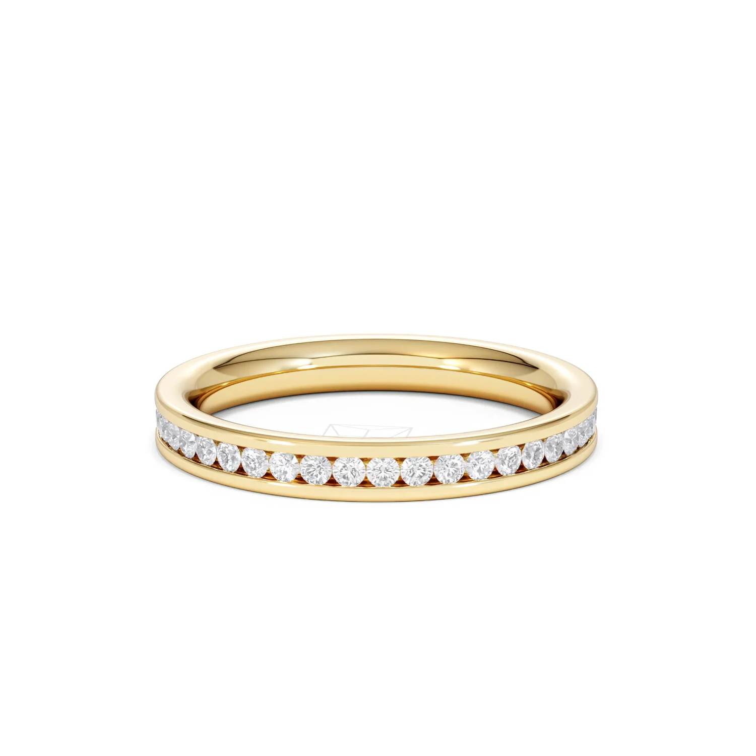 Diamond Eternity Ring Rae Channel Set 0.50ct H/Si in 18K Gold - Image 16