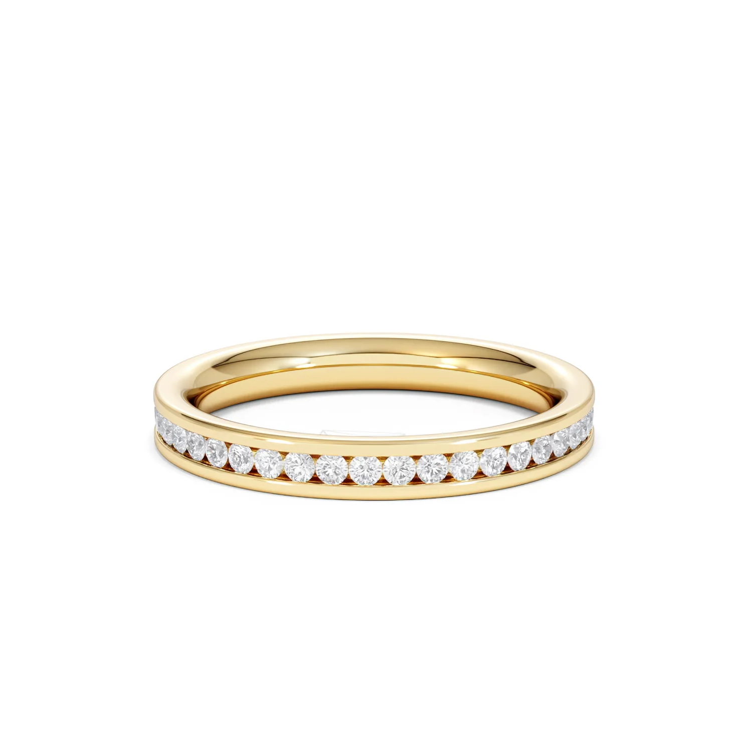 Diamond Eternity Ring Rae Channel Set 0.50ct H/Si in 18K Gold - Image 36