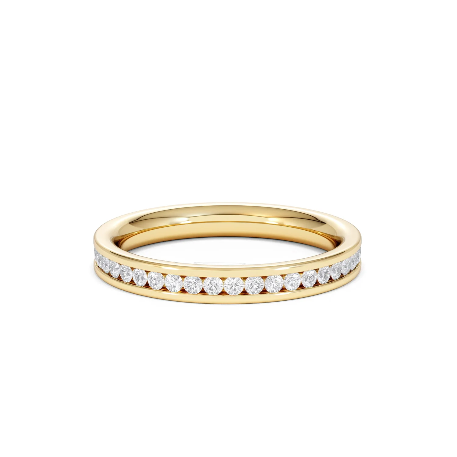 Diamond Eternity Ring Rae Channel Set 0.50ct H/Si in 18K Gold - Image 37