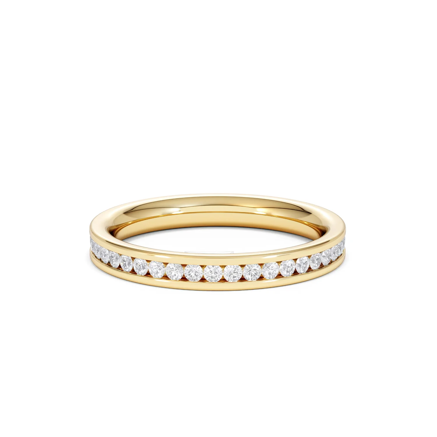 Diamond Eternity Ring Rae Channel Set 0.50ct H/Si in 18K Gold - Image 38