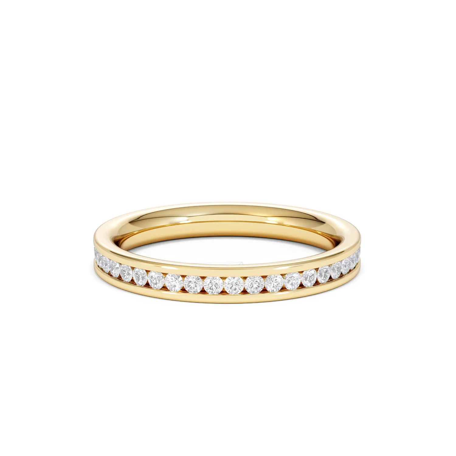 Diamond Eternity Ring Rae Channel Set 0.50ct H/Si in 18K Gold - Image 39
