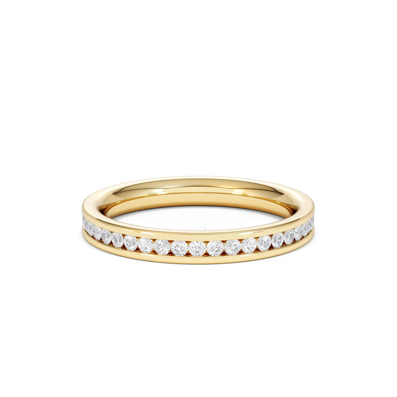 Diamond Eternity Ring Rae Channel Set 0.50ct H/Si in 18K Gold - Image 44