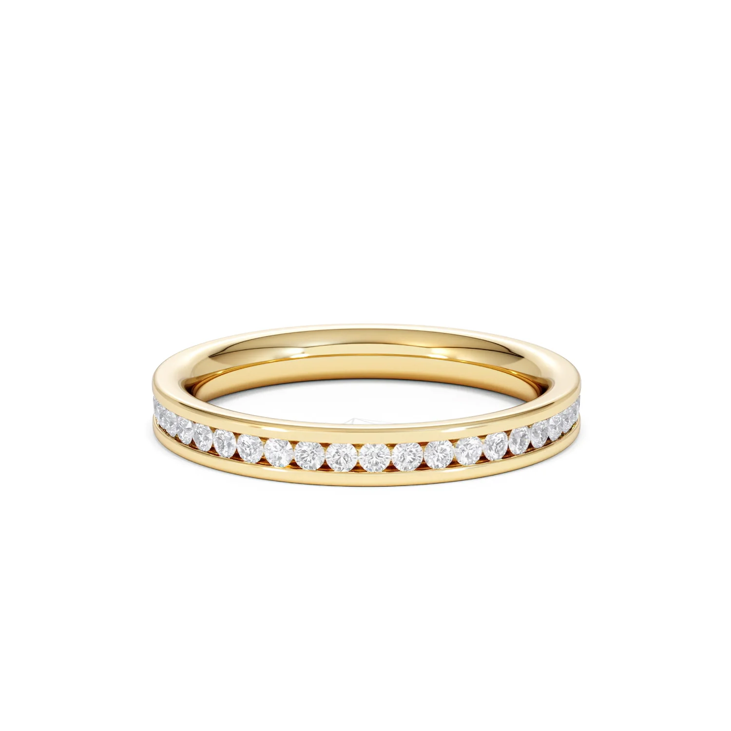 Diamond Eternity Ring Rae Channel Set 0.50ct H/Si in 18K Gold - Image 52
