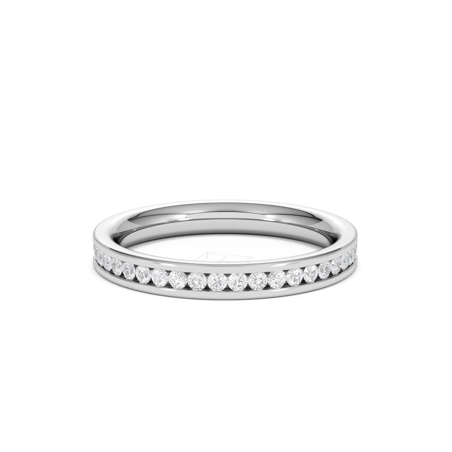 Diamond Eternity Ring Rae Channel Set 0.50ct H/Si in 18K White Gold - Image 13