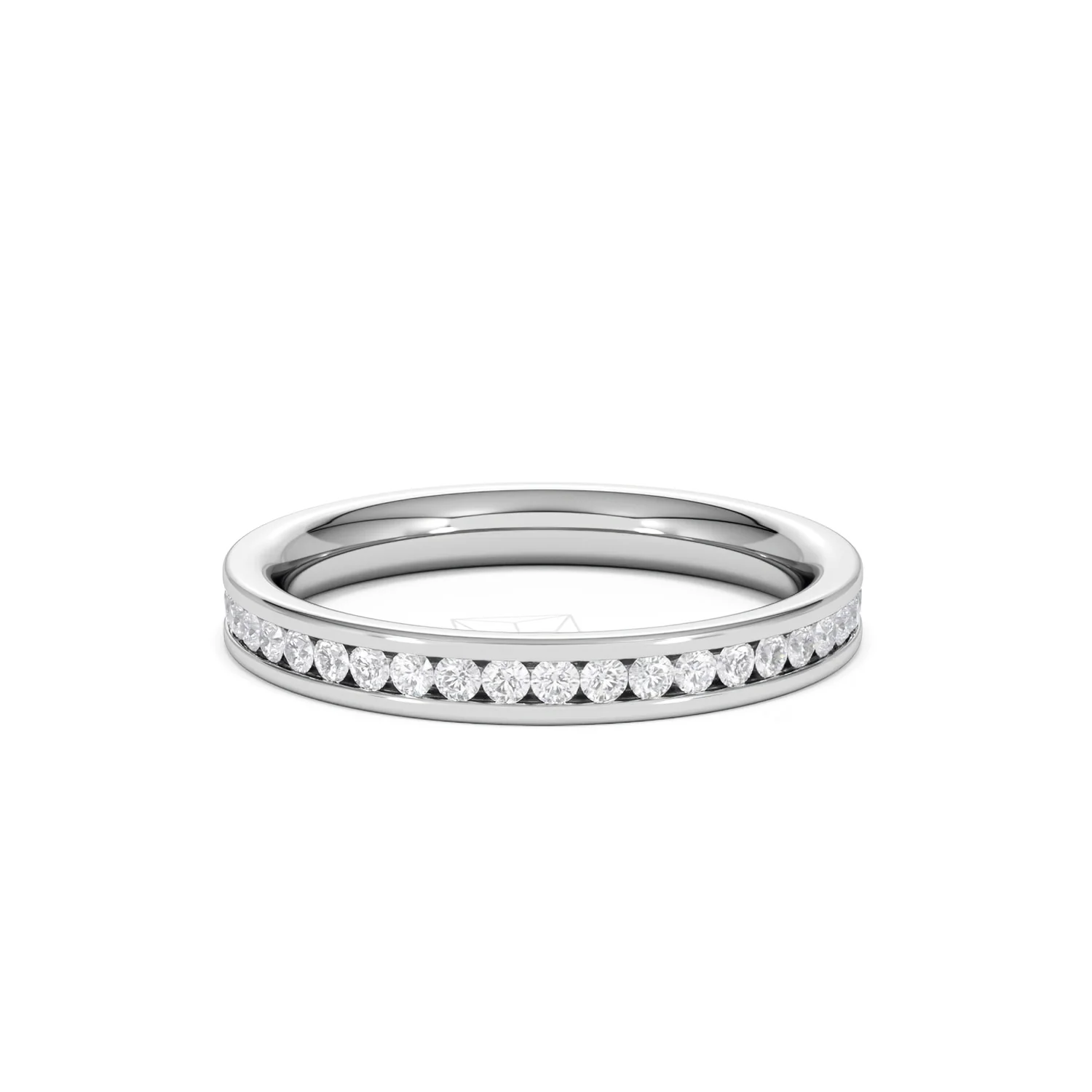 Diamond Eternity Ring Rae Channel Set 0.50ct H/Si in 18K White Gold - Image 20