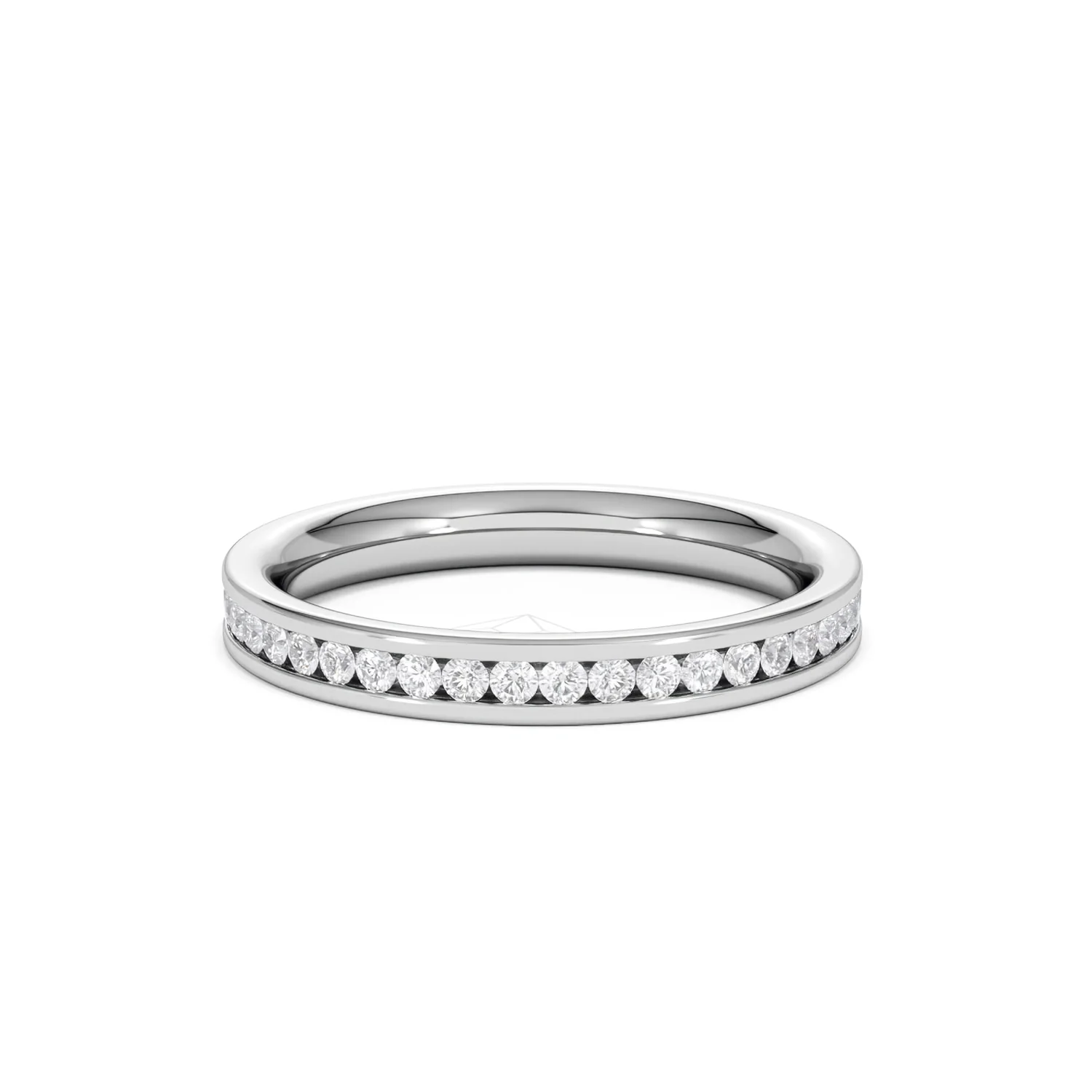 Diamond Eternity Ring Rae Channel Set 0.50ct H/Si in 18K White Gold - Image 26