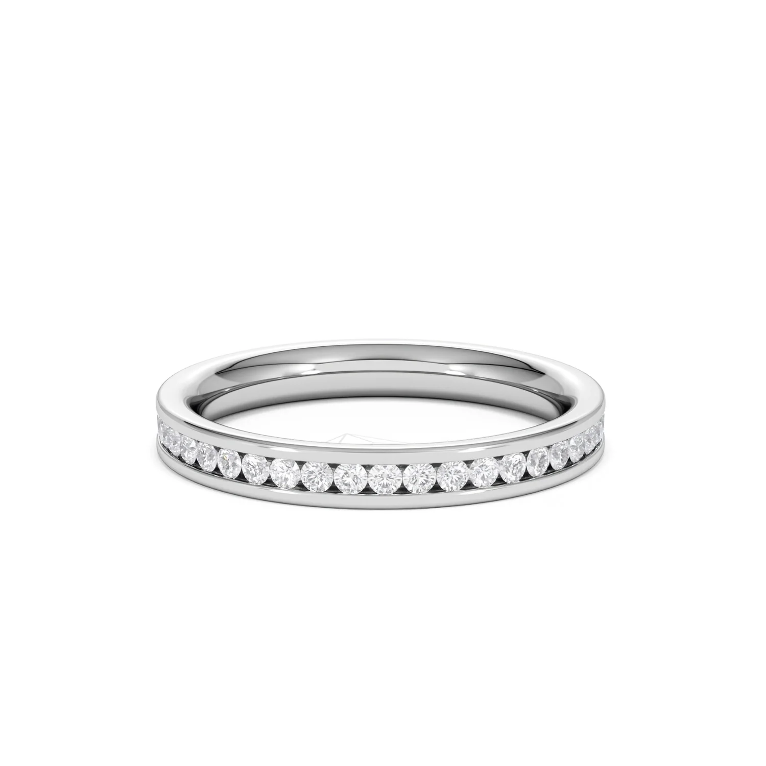 Diamond Eternity Ring Rae Channel Set 0.50ct H/Si in 18K White Gold - Image 31