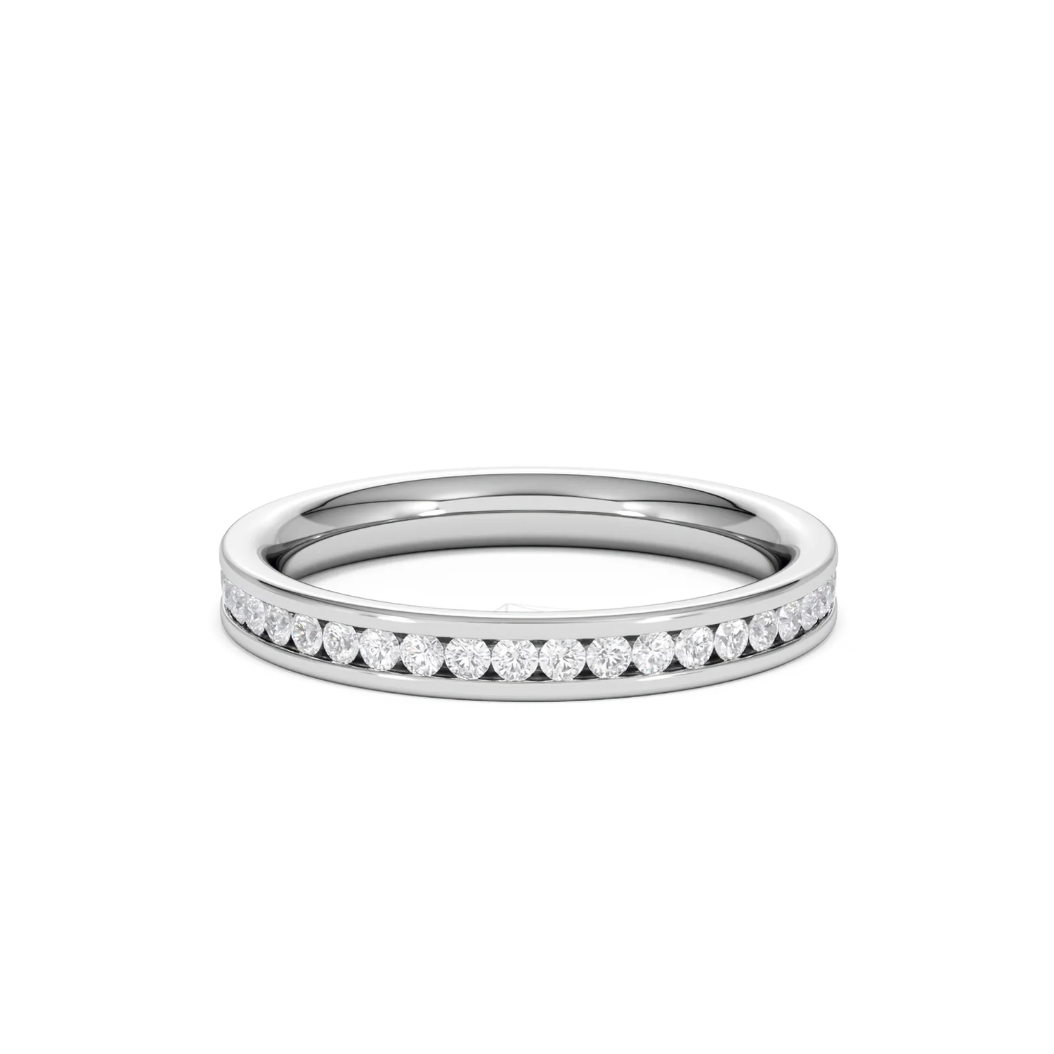 Diamond Eternity Ring Rae Channel Set 0.50ct H/Si in 18K White Gold - Image 53