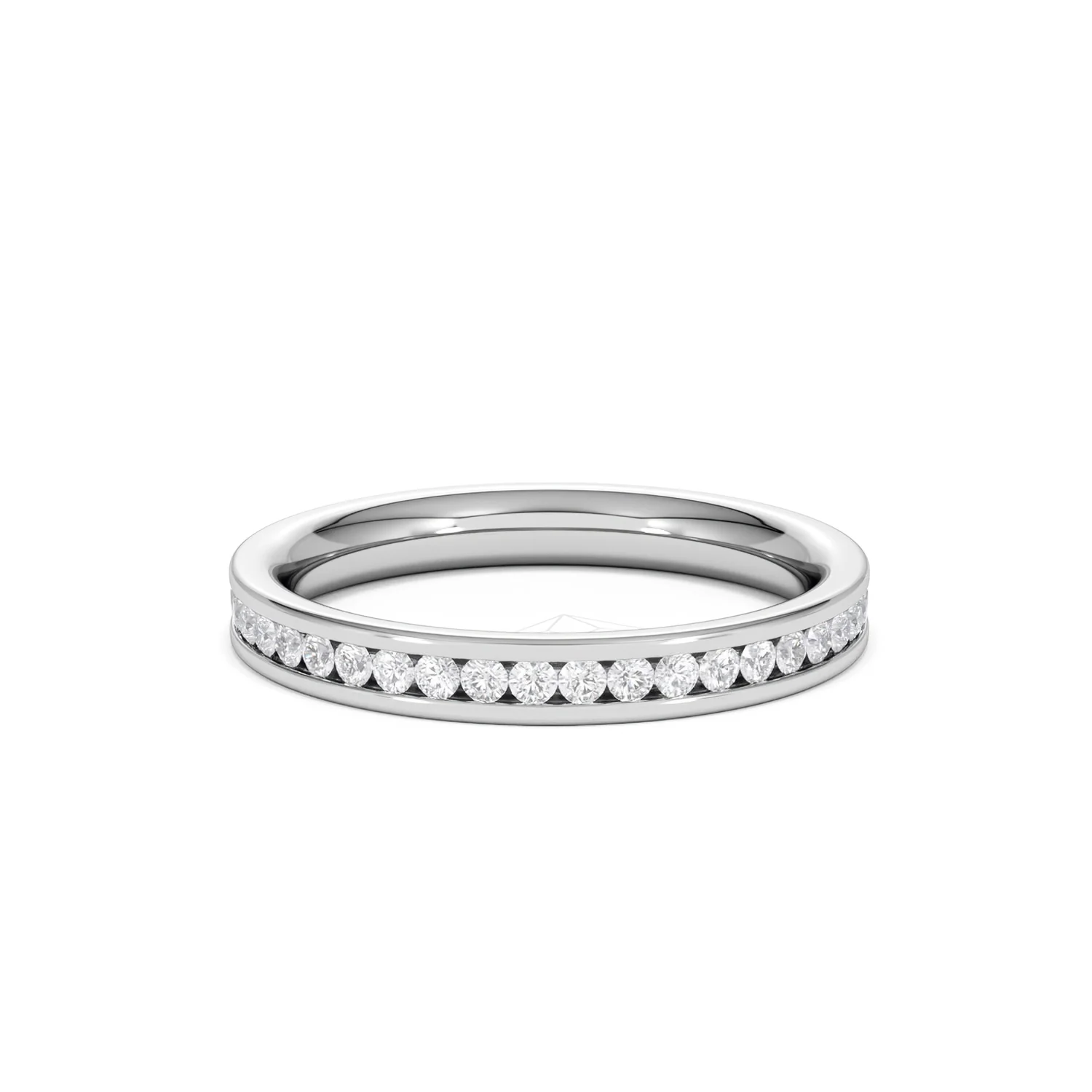 Diamond Eternity Ring Rae Channel Set 0.50ct H/Si in 18K White Gold - Image 70
