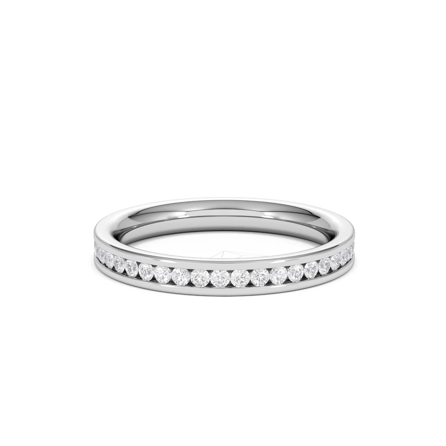 Diamond Eternity Ring Rae Channel Set 0.50ct H/Si in 18K White Gold - Image 72