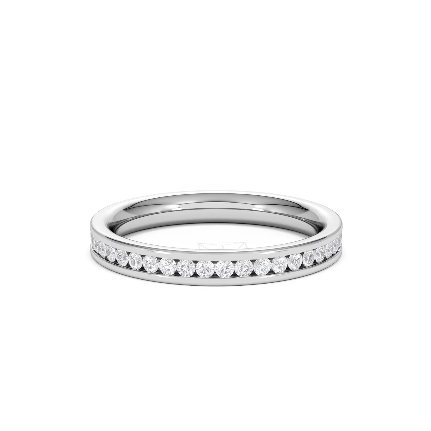 Diamond Eternity Ring Rae Channel Set 0.50ct H/Si in 18K White Gold - Image 79
