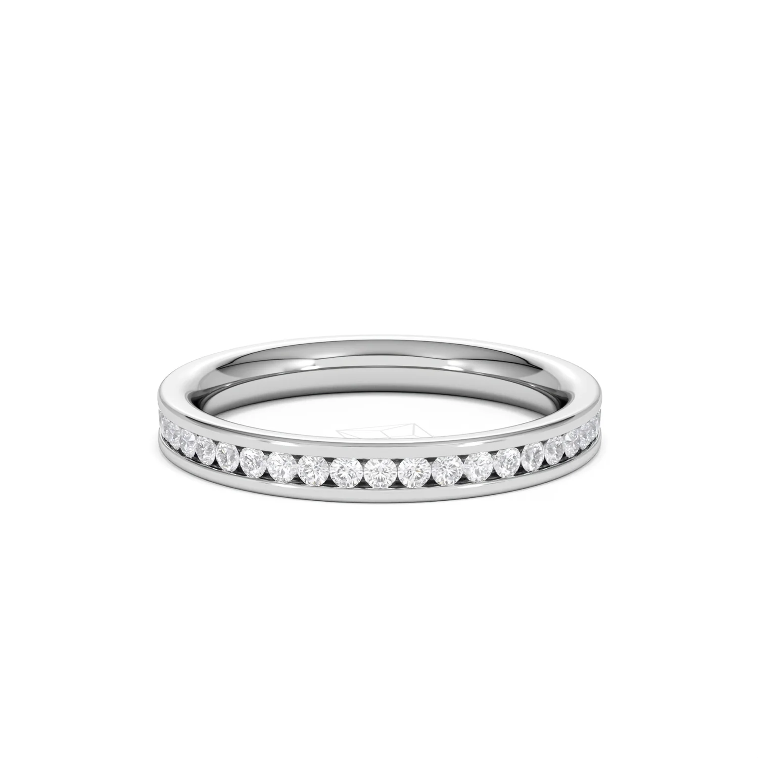 Diamond Eternity Ring Rae Channel Set 0.50ct H/Si in 18K White Gold - Image 82