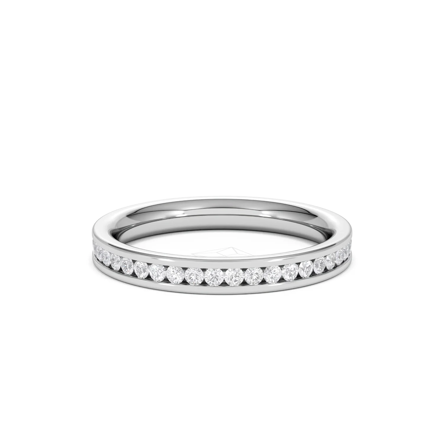 Diamond Eternity Ring Rae Channel Set 0.50ct H/Si in 18K White Gold - Image 85