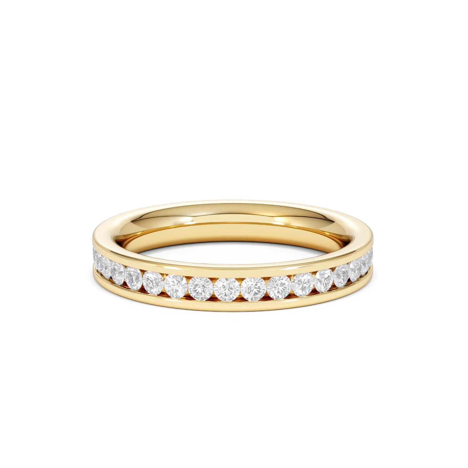 Diamond Eternity Ring Rae Channel Set 1.00ct H/Si in 18K Gold - Image 17