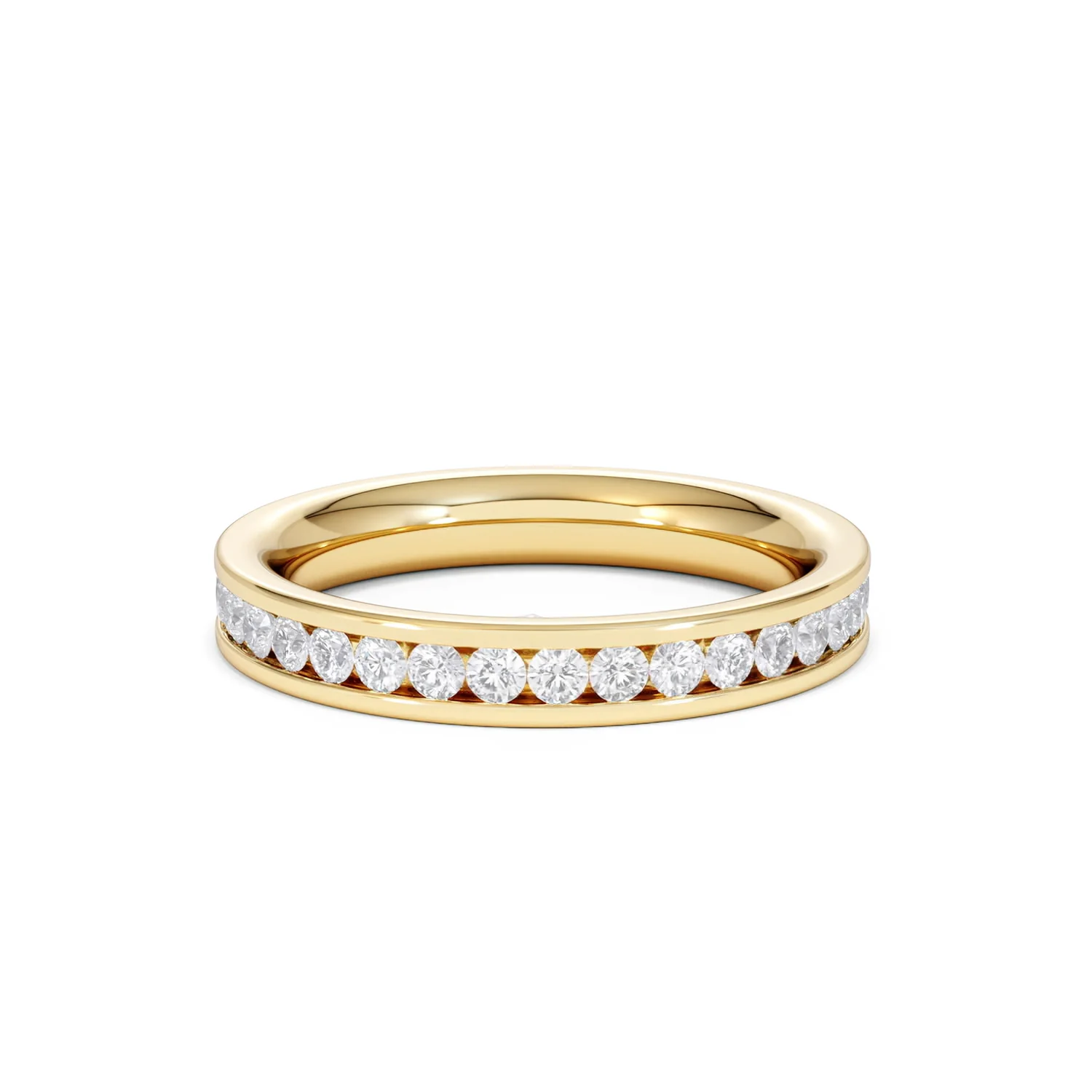 Diamond Eternity Ring Rae Channel Set 1.00ct H/Si in 18K Gold - Image 25
