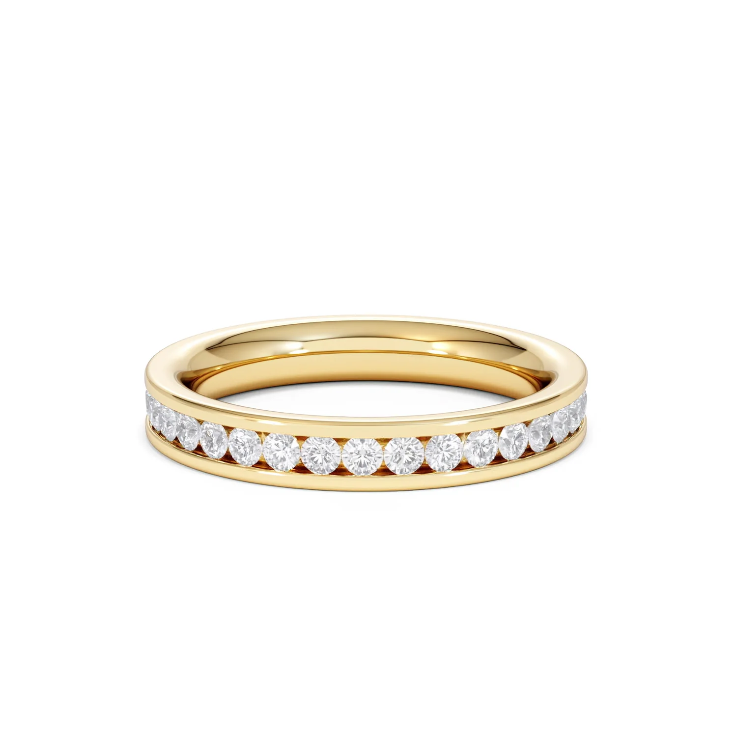 Diamond Eternity Ring Rae Channel Set 1.00ct H/Si in 18K Gold - Image 29