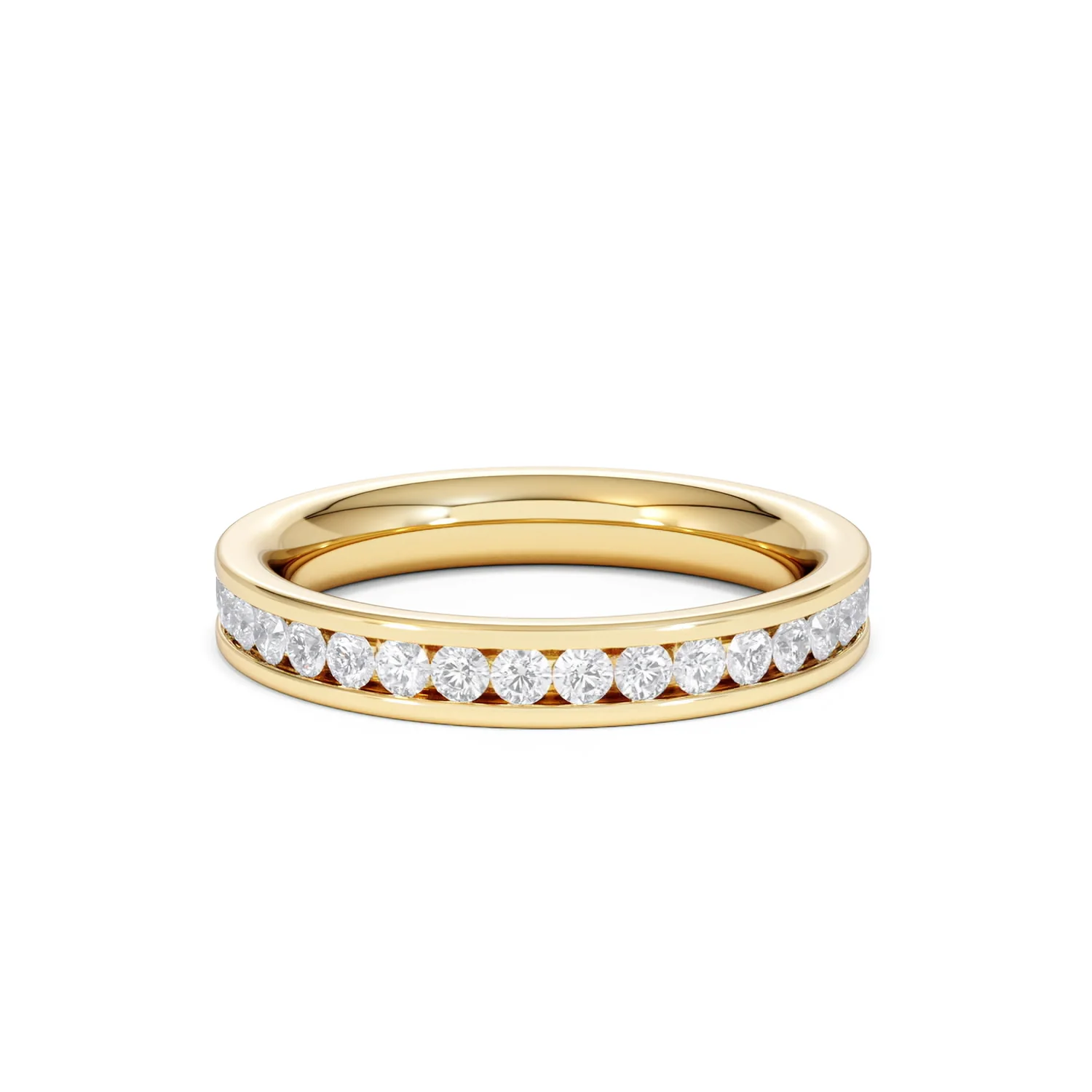 Diamond Eternity Ring Rae Channel Set 1.00ct H/Si in 18K Gold - Image 33