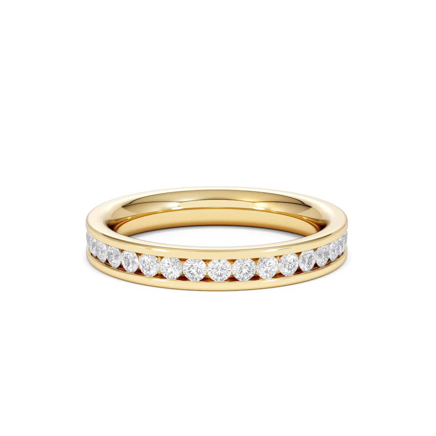 Diamond Eternity Ring Rae Channel Set 1.00ct H/Si in 18K Gold - Image 34