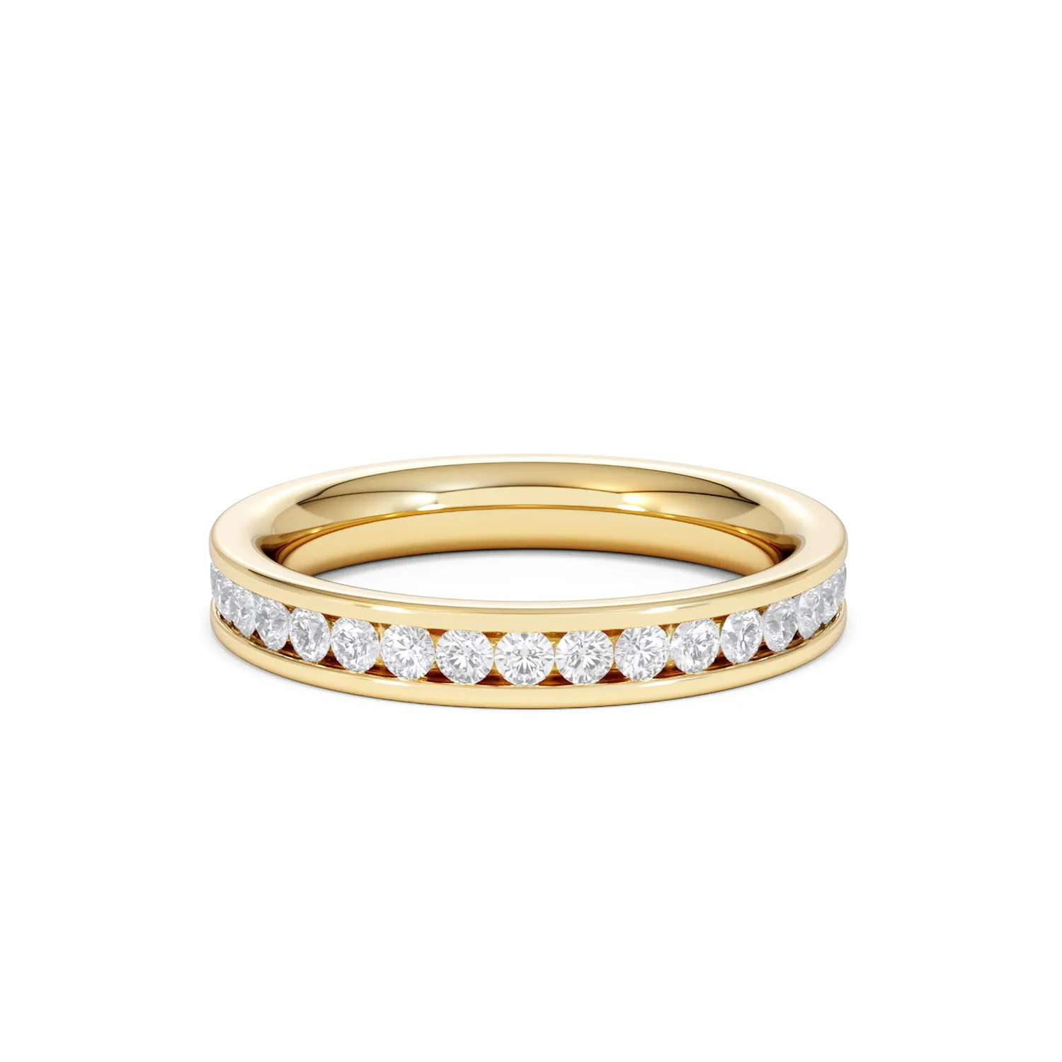 Diamond Eternity Ring Rae Channel Set 1.00ct H/Si in 18K Gold - Image 36
