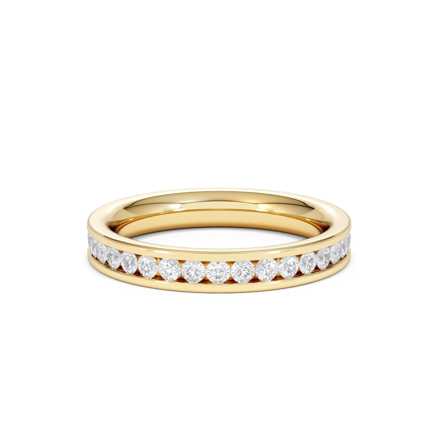 Diamond Eternity Ring Rae Channel Set 1.00ct H/Si in 18K Gold - Image 43