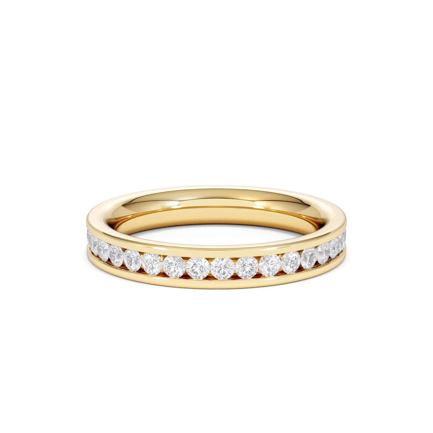 Diamond Eternity Ring Rae Channel Set 1.00ct H/Si in 18K Gold - Image 46
