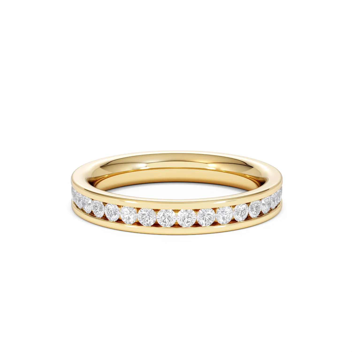 Diamond Eternity Ring Rae Channel Set 1.00ct H/Si in 18K Gold - Image 56