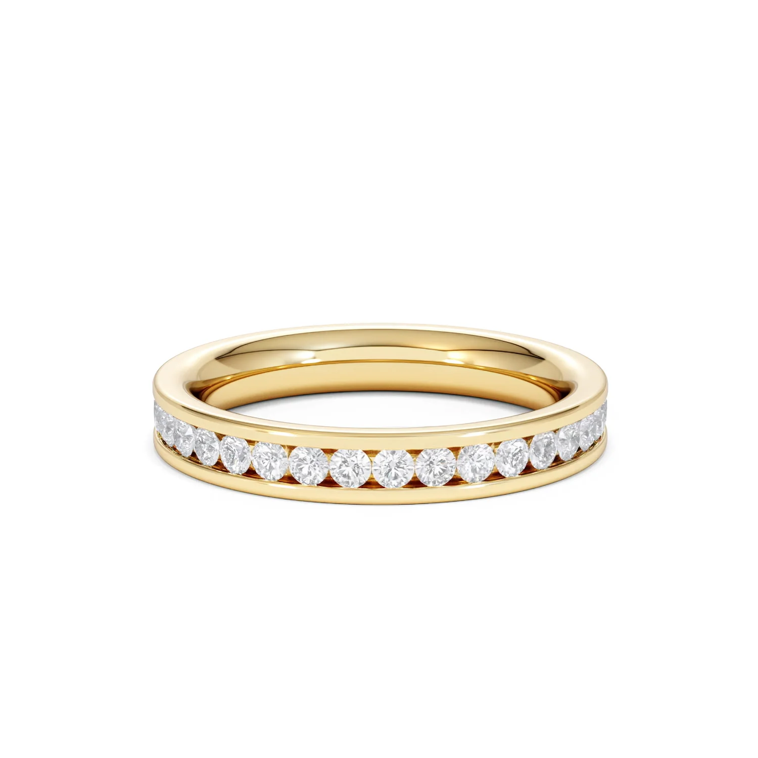 Diamond Eternity Ring Rae Channel Set 1.00ct H/Si in 18K Gold - Image 79