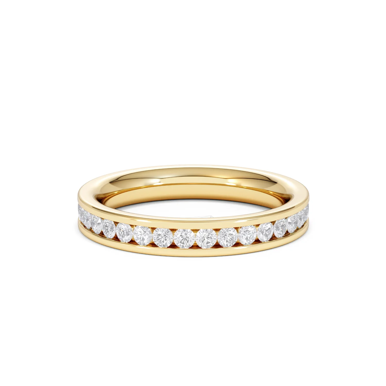 Diamond Eternity Ring Rae Channel Set 1.00ct H/Si in 18K Gold - Image 82