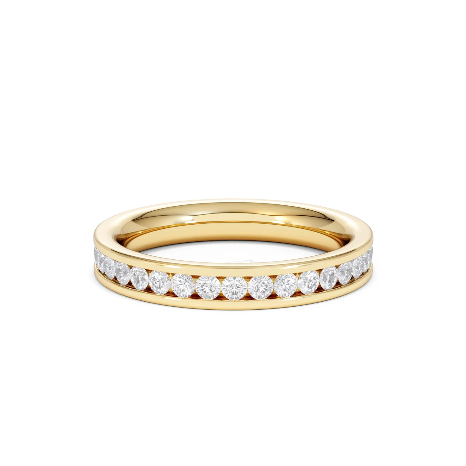 Diamond Eternity Ring Rae Channel Set 1.00ct H/Si in 18K Gold - Image 83