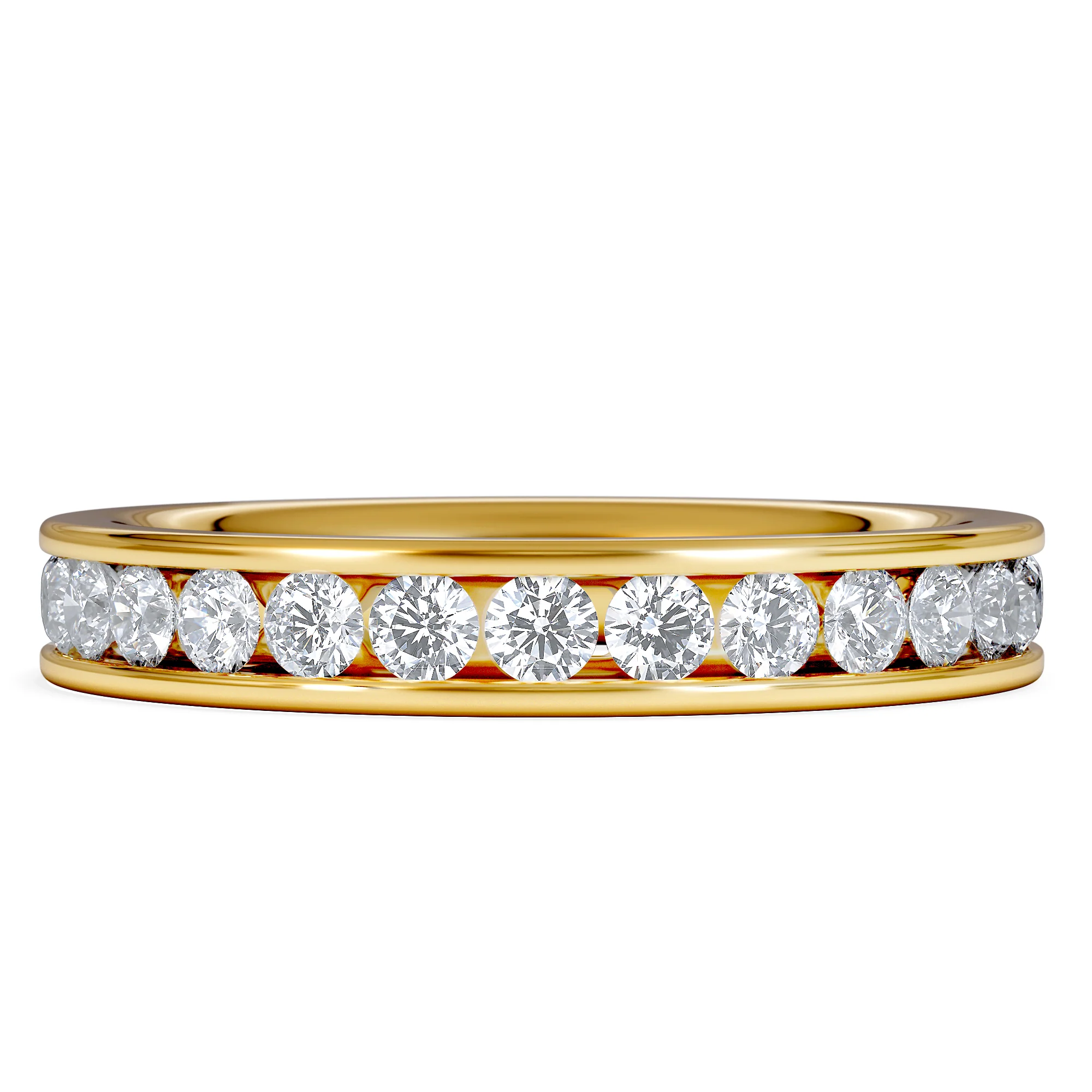 Diamond Eternity Ring Rae Channel Set 1.50ct G/Vs in 18K Gold - Image 6