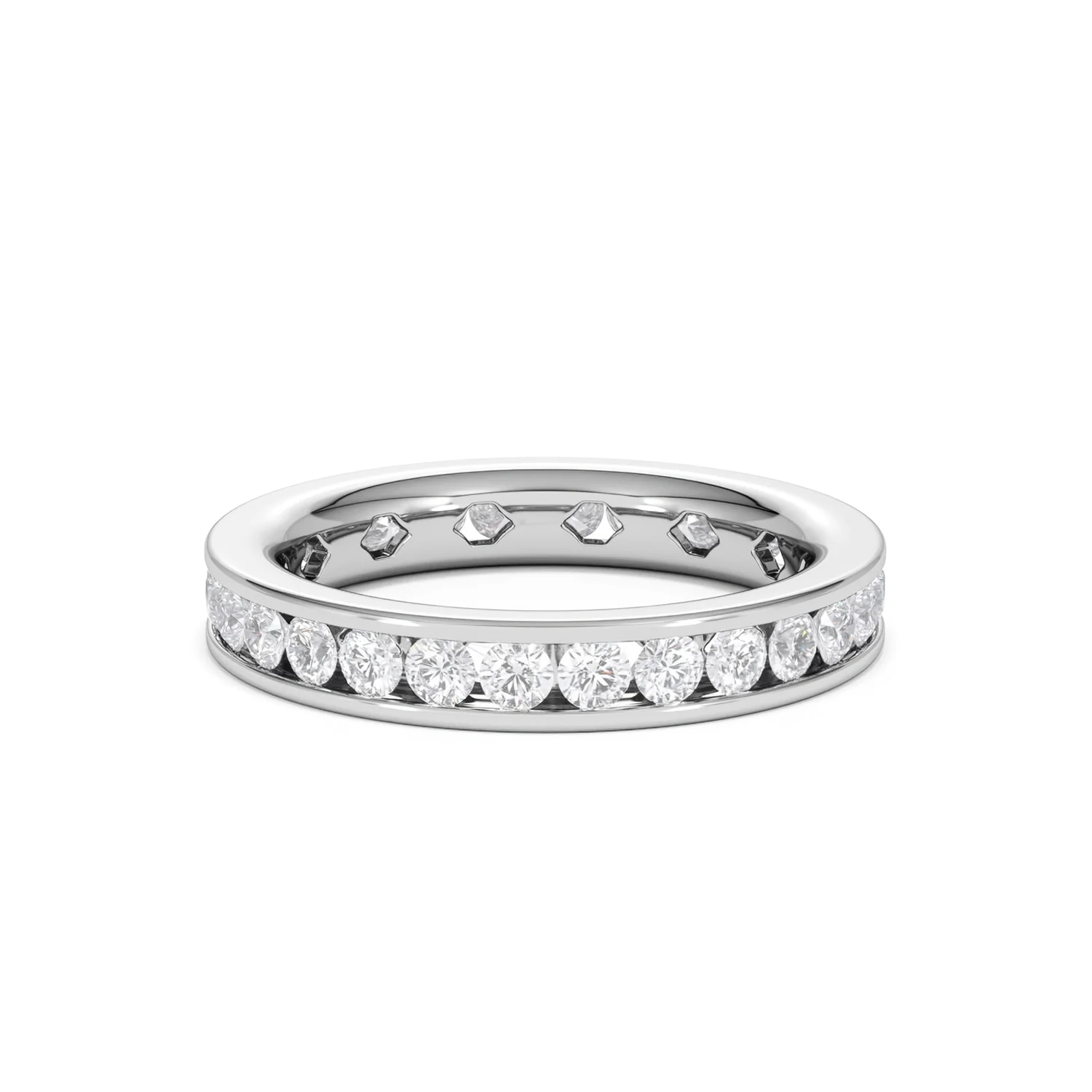 Diamond Eternity Ring Rae Channel Set 1.50ct G/Vs in Platinum - Image 44