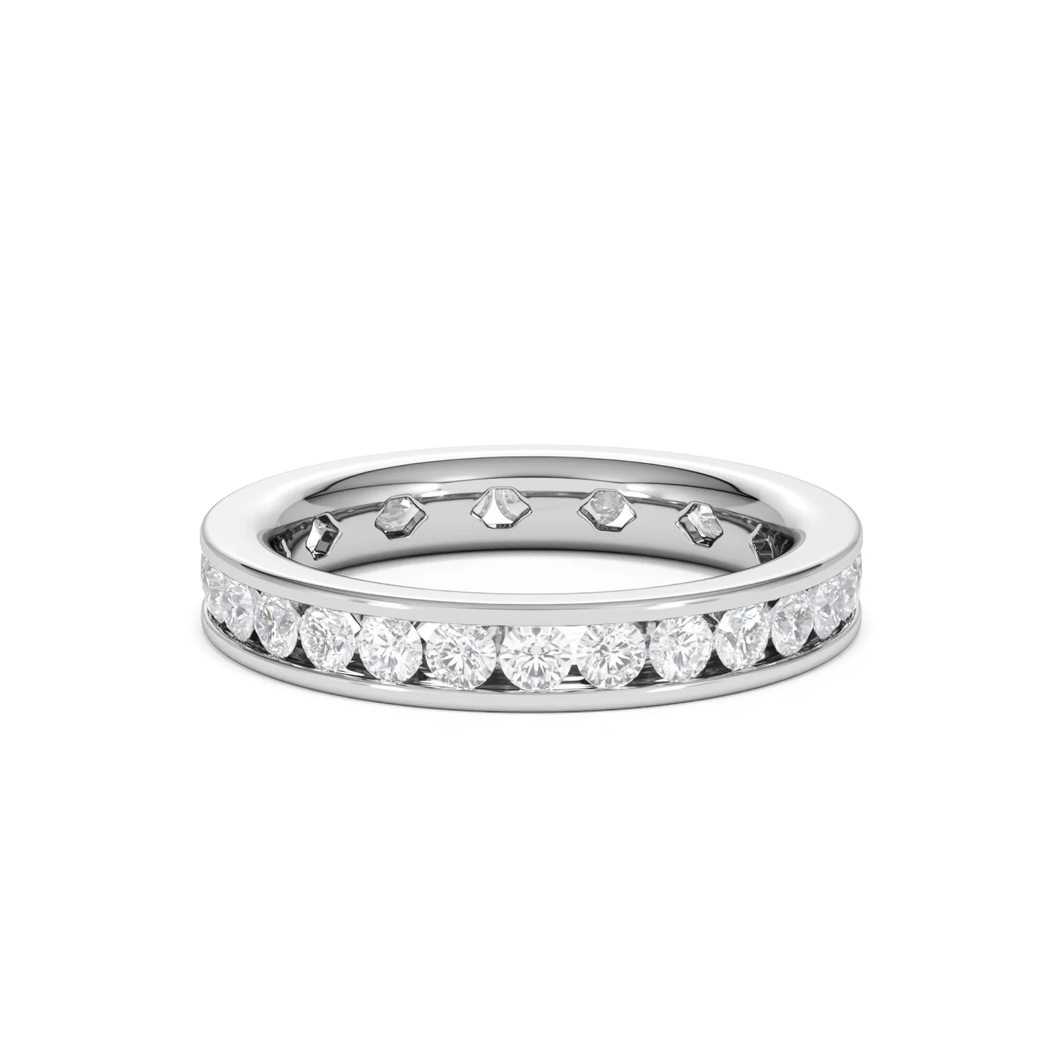 Diamond Eternity Ring Rae Channel Set 1.50ct G/Vs in Platinum - Image 48