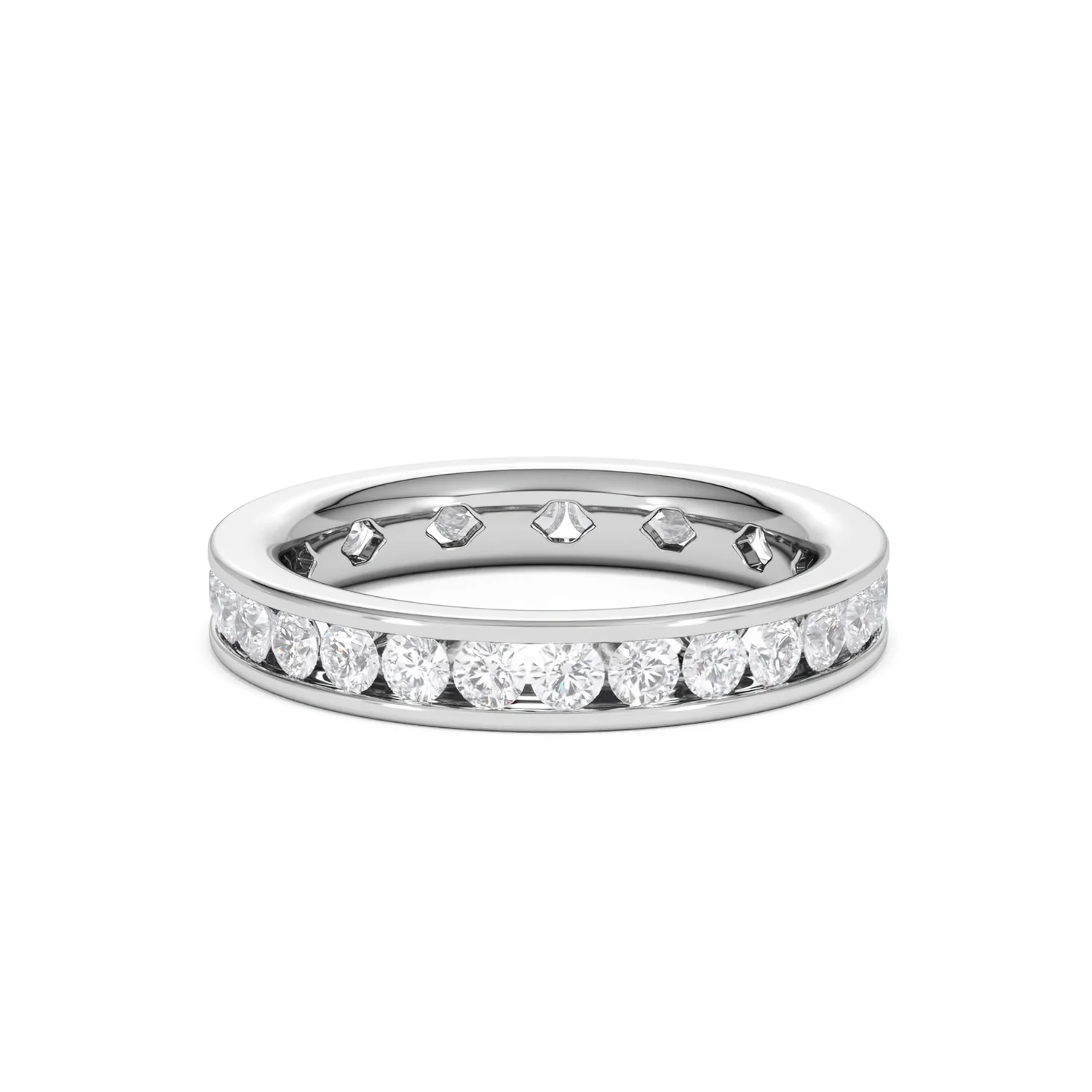 Diamond Eternity Ring Rae Channel Set 1.50ct G/Vs in Platinum - Image 57