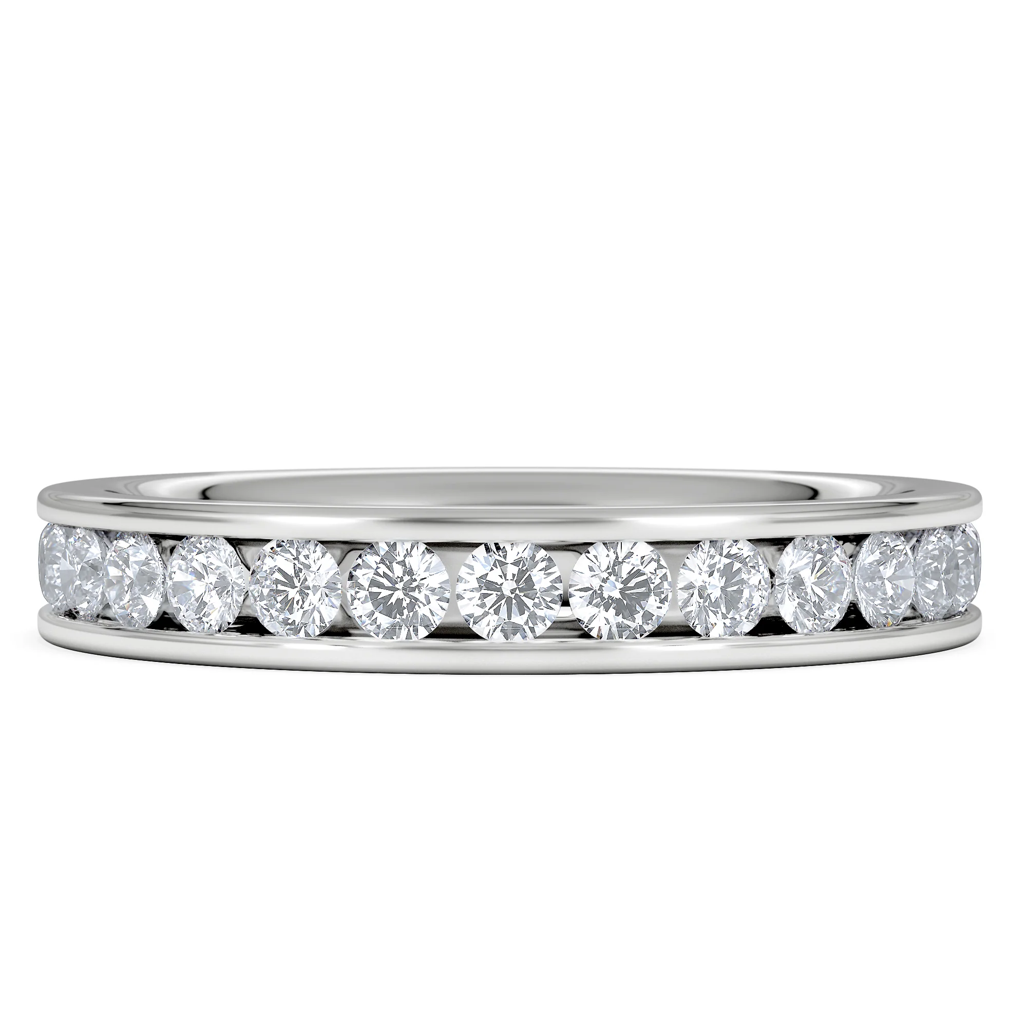 Diamond Eternity Ring Rae Channel Set 1.50ct G/Vs in Platinum - Image 6