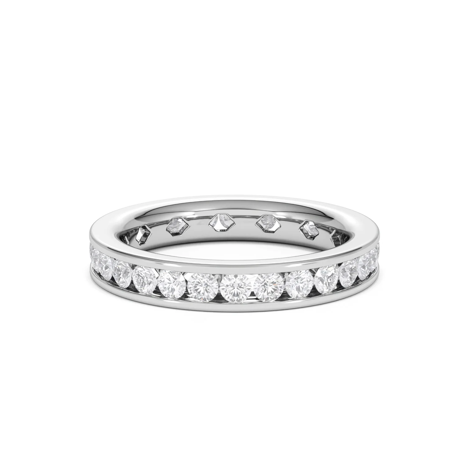 Diamond Eternity Ring Rae Channel Set 1.50ct G/Vs in Platinum - Image 65