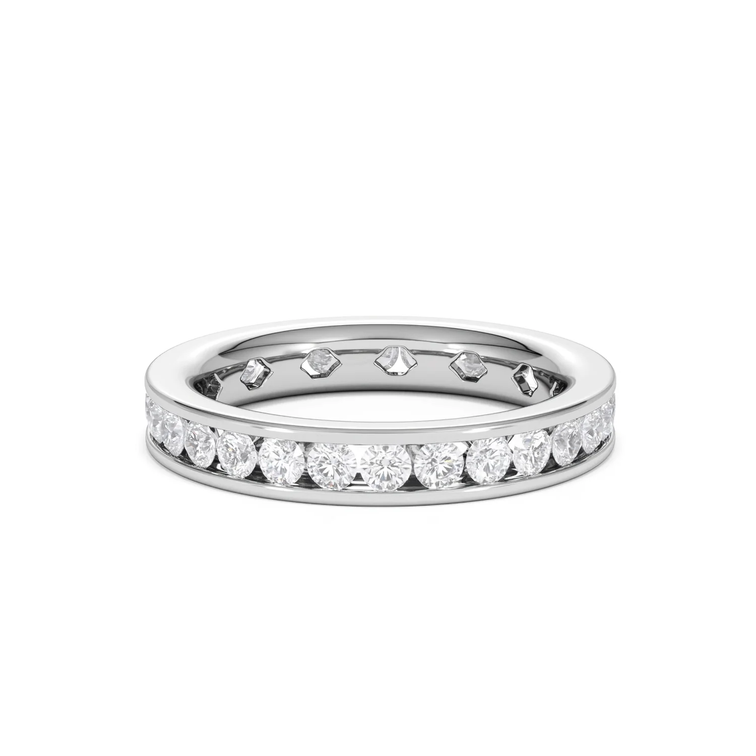 Diamond Eternity Ring Rae Channel Set 1.50ct G/Vs in Platinum - Image 68