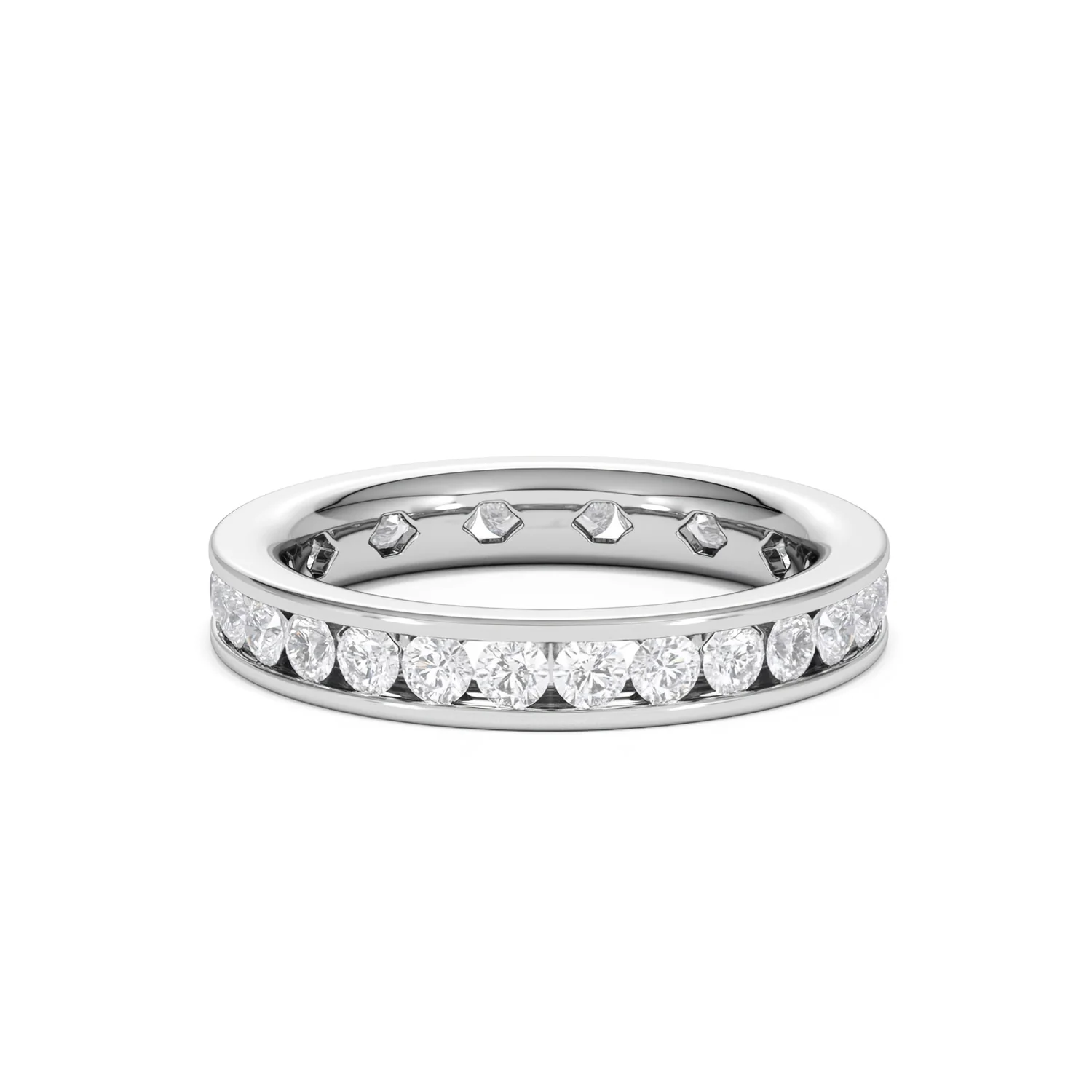 Diamond Eternity Ring Rae Channel Set 1.50ct G/Vs in Platinum - Image 72