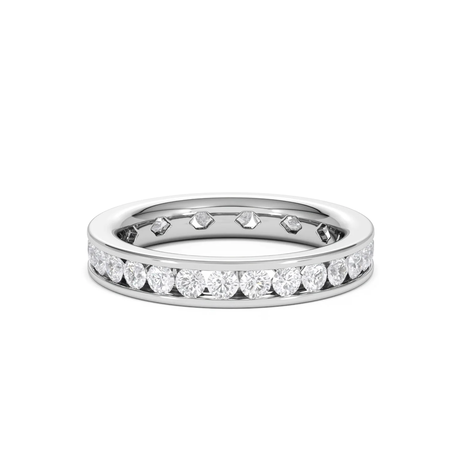 Diamond Eternity Ring Rae Channel Set 1.50ct G/Vs in Platinum - Image 84