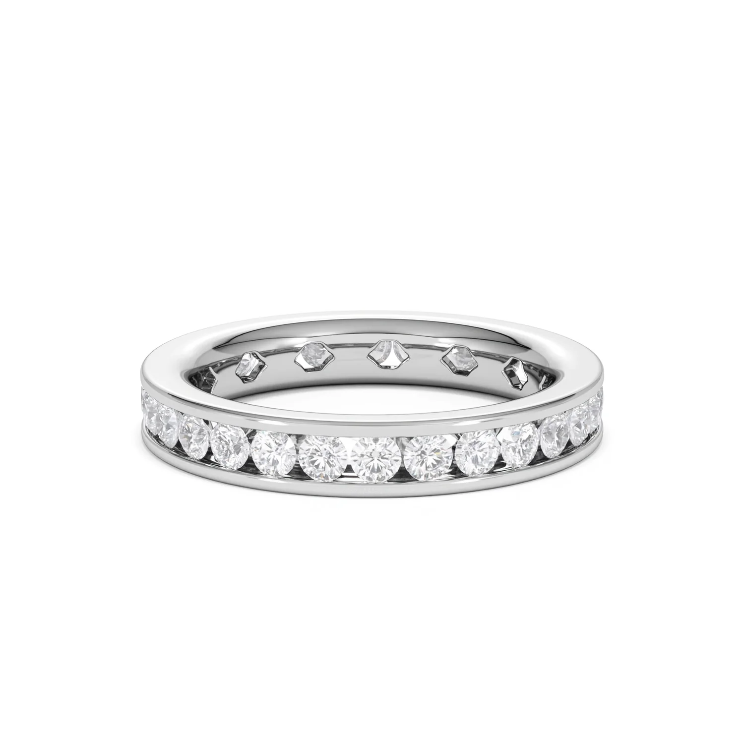 Diamond Eternity Ring Rae Channel Set 1.50ct G/Vs in Platinum - Image 85