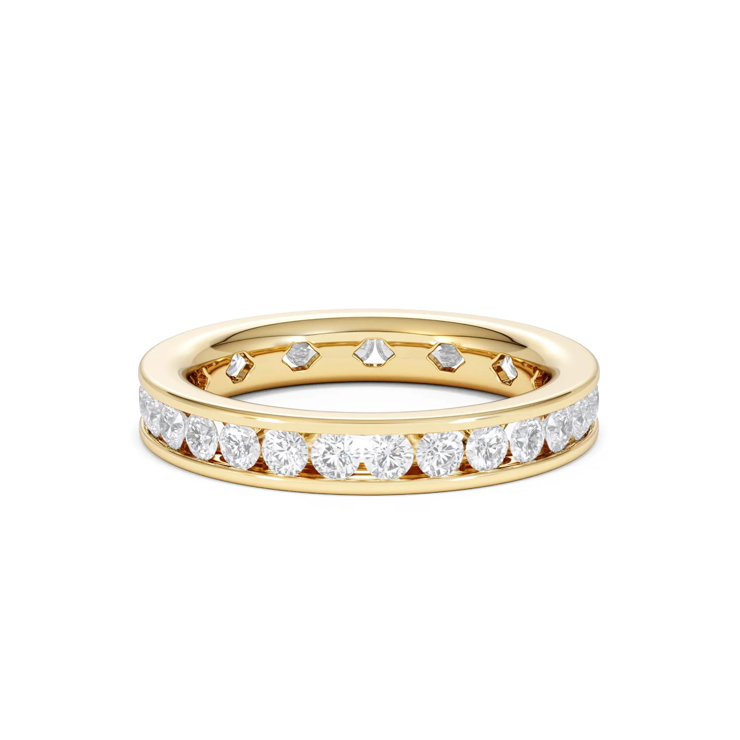 Diamond Eternity Ring Rae Channel Set 1.50ct H/Si in 18K Gold - Image 12