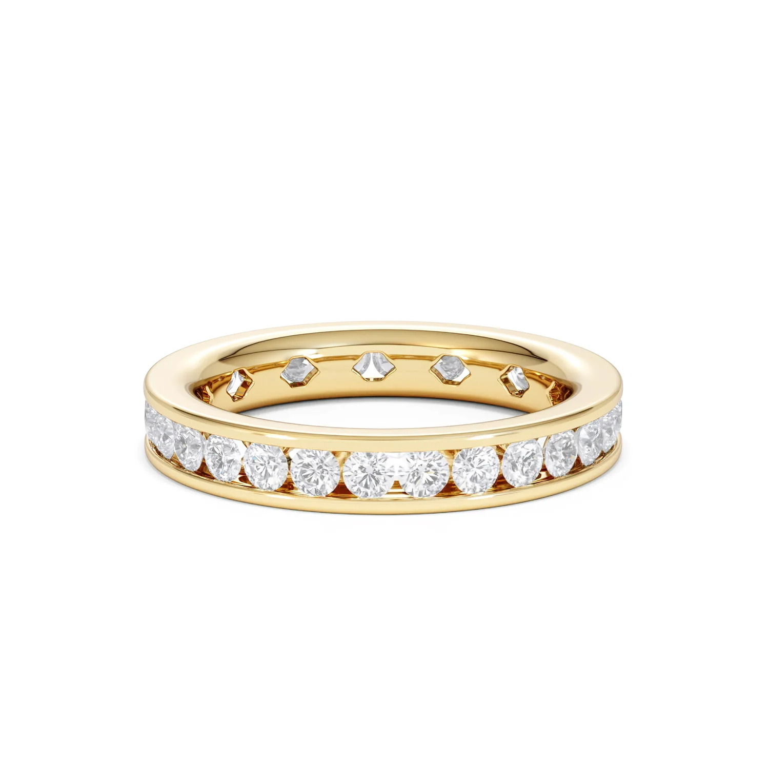Diamond Eternity Ring Rae Channel Set 1.50ct H/Si in 18K Gold - Image 13