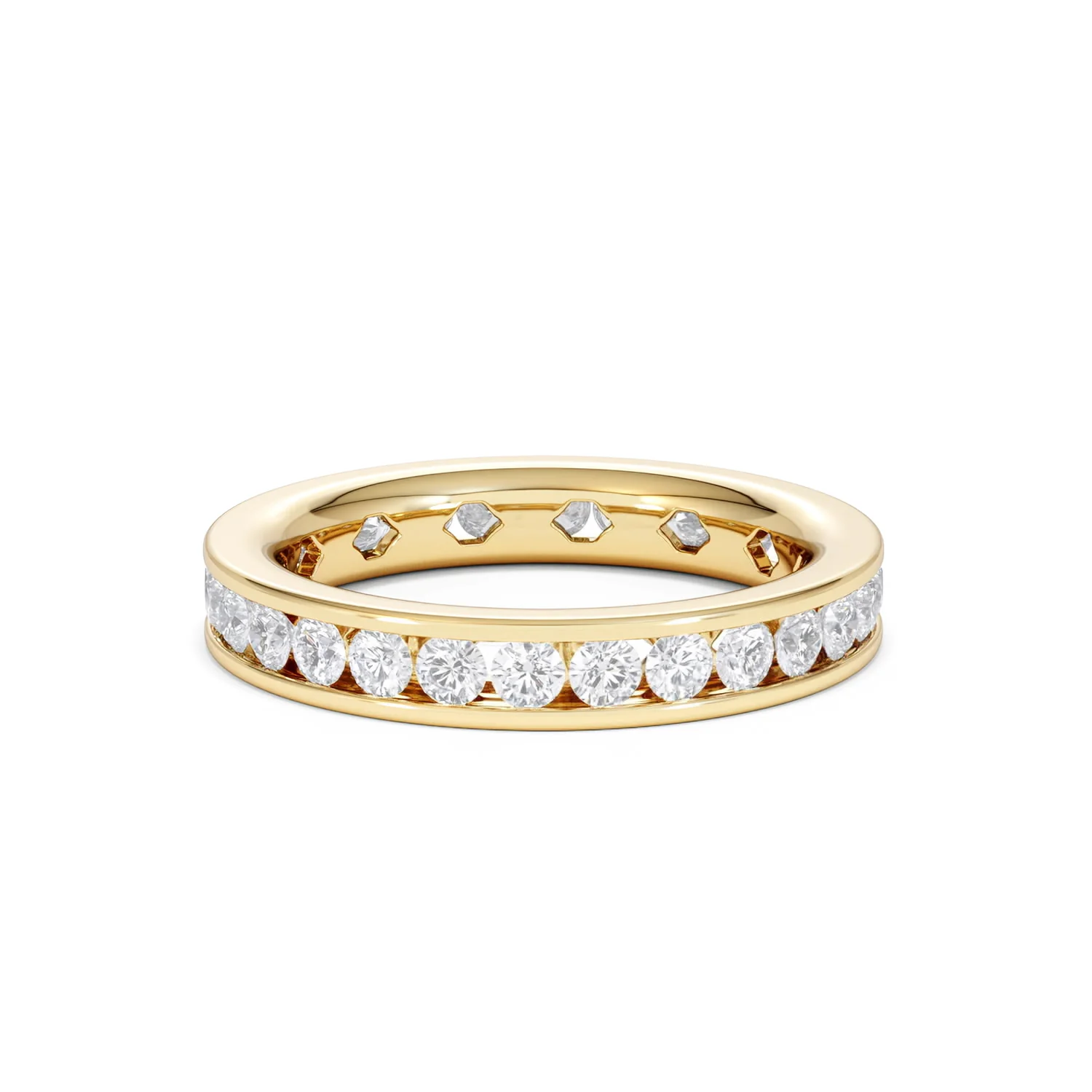 Diamond Eternity Ring Rae Channel Set 1.50ct H/Si in 18K Gold - Image 16
