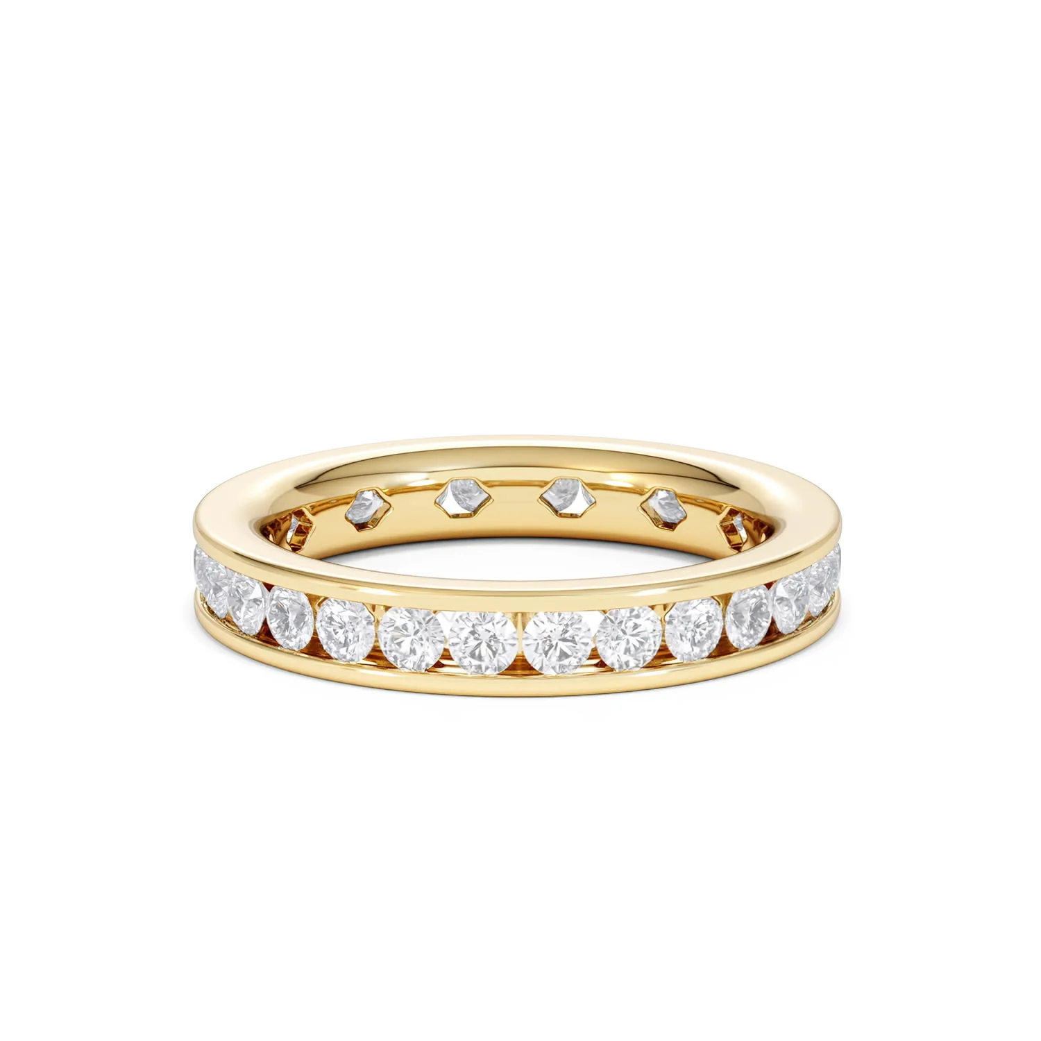 Diamond Eternity Ring Rae Channel Set 1.50ct H/Si in 18K Gold - Image 21
